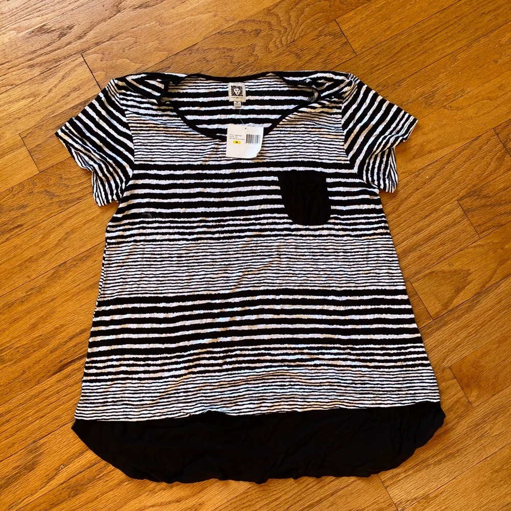 Anne Klein striped shirt